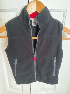 Carter's Black Fleece Vest